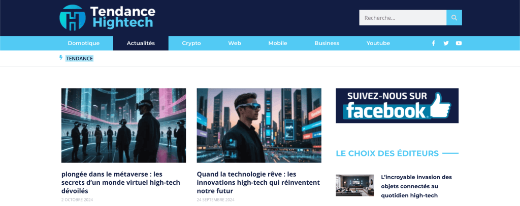 Tendance Hightech Webzine 