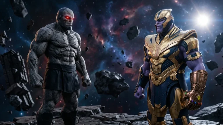 Darkseid contre Thanos dans les comics et au cinéma