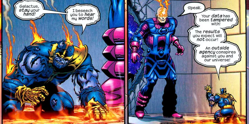 Galactus ou Thanos qui gagne selon les comics et le MCU